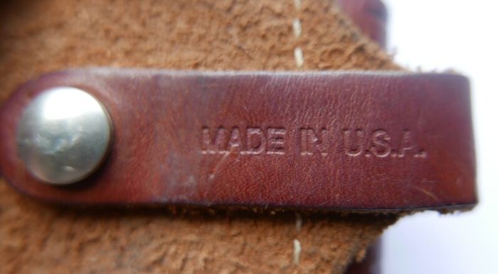 Zippo wind proof lighter with original brown leather case