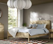 Brand New (still boxed) Ikea TONSTAD King Sized Bed Oak Veneer