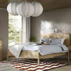 Brand New (still boxed) Ikea TONSTAD King Sized Bed Oak Veneer