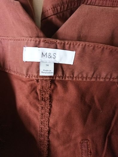 M& S Brown Shorts.  S.14  B.N.W.T.