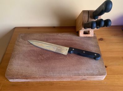 Kitchen Knife set & Butcher's block