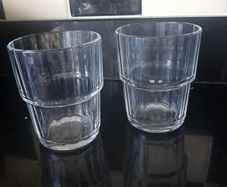 Glasses never used 2 e each