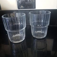 Glasses never used 2 e each