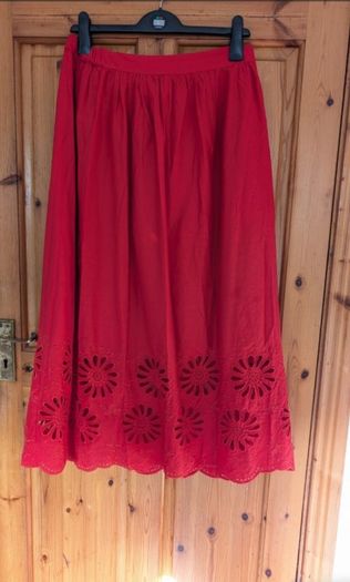 New Look Coord skirt and red top