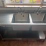 Stainless Steel Double Sink Image 5