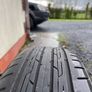 14" 5x100 VW steel wheels (Good tyres) Image 4