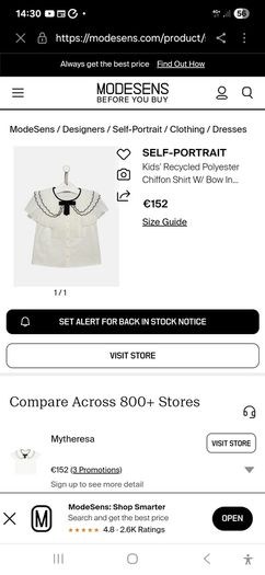 Self-portrait blouse