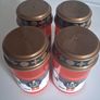 4 Red Led Memorial Flickering Candles Bundle Image 4