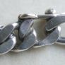 Vintage Sterling Silver 925 Figaro Necklace 20" Long Chain Link Flat Vintage Silver Sterling Gift Men 37,6g Image 8