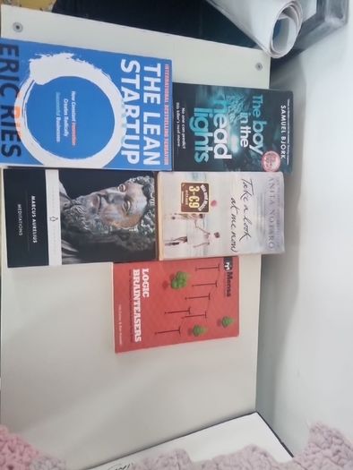 Fiction and Non-fiction Book Stack