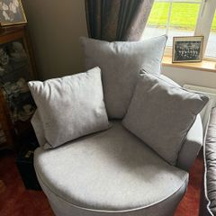 Luxury couch with swivel chair