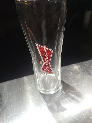 retro budweiser pimt glasses