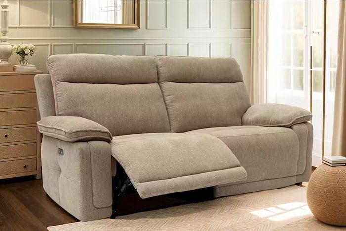 Brand New 3 Seater Full Power Recliner  Sofa