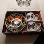 Magpie Biologica Ceramic Butterfly Espresso Set - 2 cups and matching saucers - Brand new Image 6