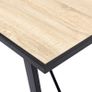 Dining Table Oak 120x60x75 cm MDF Image 4