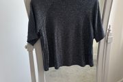 Black Shimmer Top size 8