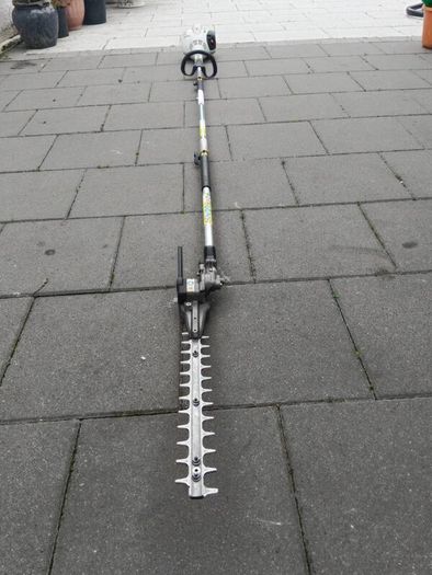 Stihl KM RC 56 Kombi hedge trimmer with extra long reach.