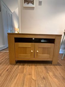 Oak television unit