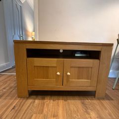 Oak television unit