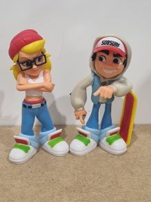 Subway Surfers Spray Crew Can 4" Jake and Tricky Vinyl Figure 2020