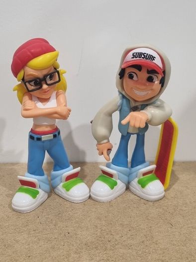 Subway Surfers Spray Crew Can 4" Jake and Tricky Vinyl Figure 2020