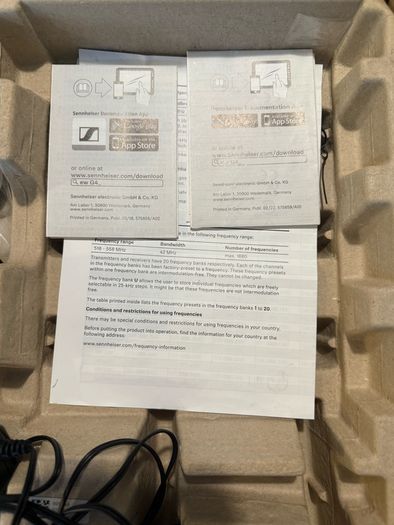 Sennheiser wireless system EM100 G4 set