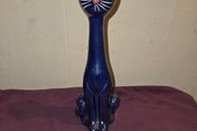 Mid Century Lustreware Ceramic Cat Statue