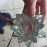 glass candle holder Image 3