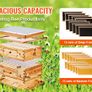 Complete beehive, ready to go to your garden. Just add bees. Image 9