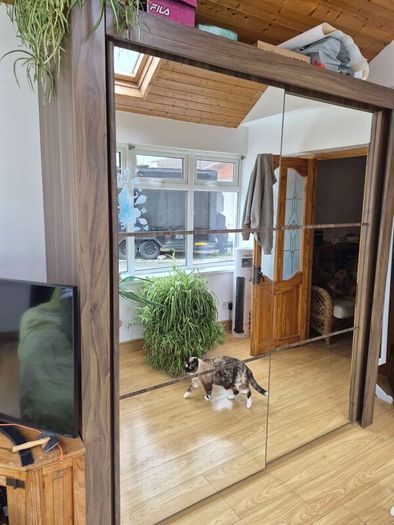 Wooden wardrobe