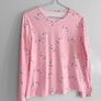 New Pink Heart Long Sleeve Top Image 2