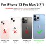 Liquid Silicone Shockproof Case For iPhone 13 Pro Max Luxury Soft Phone Cover Cactus New - FHT9IP13PMLK Image 4