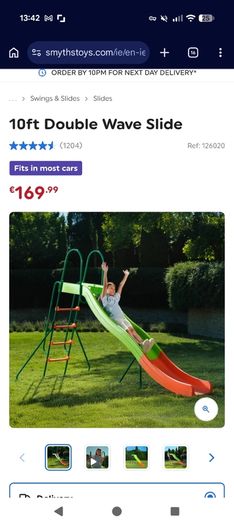 10 ft slide