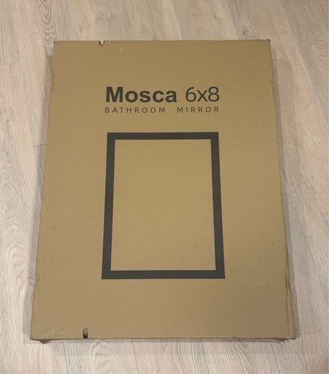 LED Mirror with Shaver Plug, 60x80cm