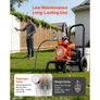 Diaphragm Airless Paint Sprayer, 900 W Efficient Cart Airless Paint Sprayer, 2200 psi High Pressure, with Extension Pole, Cleaning Needle and Brush, for Home Interior and Exterior Spraying Image 6