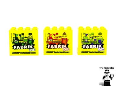 LEGO Yellow Promotional Brick 2x4 Fabrik Brick 2014 2015 And 2016 Hard To Find From Factory Germany Resort