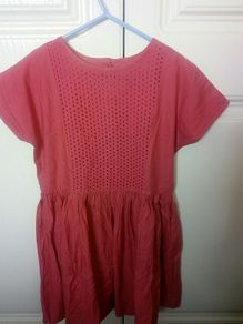 BNWT Age 7-8 Leigh Tucker Pink Sienna Dress