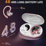 Wireless Earbuds, Bluetooth 5.3 Headphones Sport Wireless Headphones, HD Mic Noise Cancelling Earbuds, 48H Playback Wireless Earphones Dual LED Display, USB-C, IP7 Waterproof, for Running Image 4