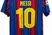Signed Messi Barcelona 2020/21 Home Jersey - New with COA