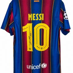 Signed Messi Barcelona 2020/21 Home Jersey - New with COA