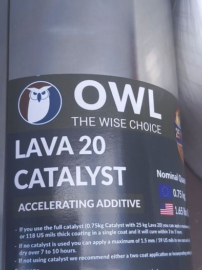 Lava 20  Liquid Rubber Waterproofing 25KG & lava 20 catalyst