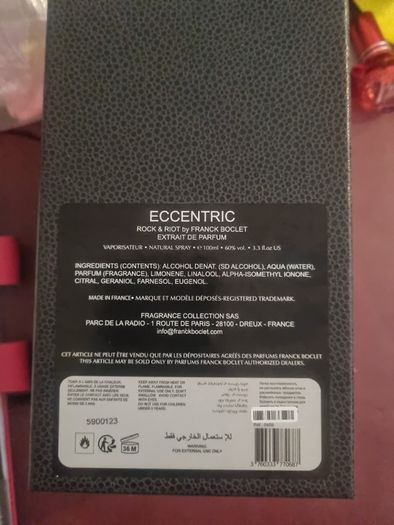 Frank Boclet Eccentric ml 5 ml or 10 ml