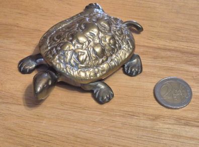 Turtle Brass Trinket Box