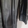 m&S  genuine  leather trench coat size 16 Image 3