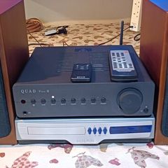 Quad  Seperates Quad Veena 2 Amp With Quad 99-cdp-2 high quality CD Player  Speakers Now Sold