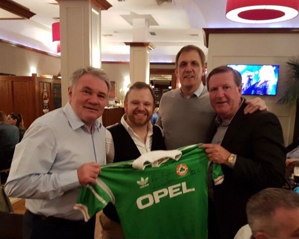 Signed Rep of Ireland 1988 Jersey