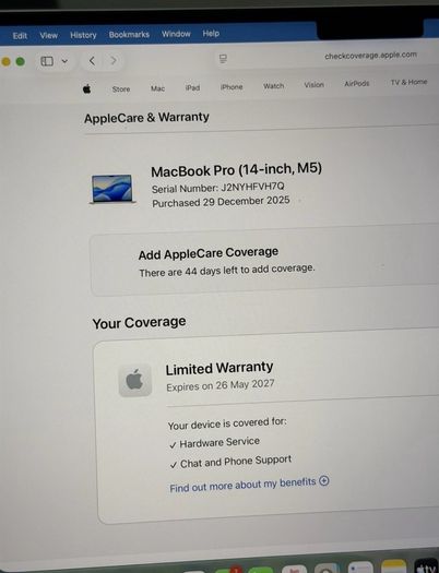 Macbook Pro M5 16 gb