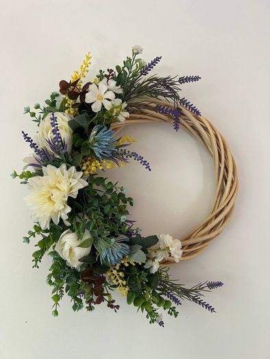 Handmade Floral Door Wreath