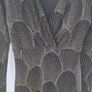 A'gaci Black and Gold Sheer Long Sleeve Dress Image 8