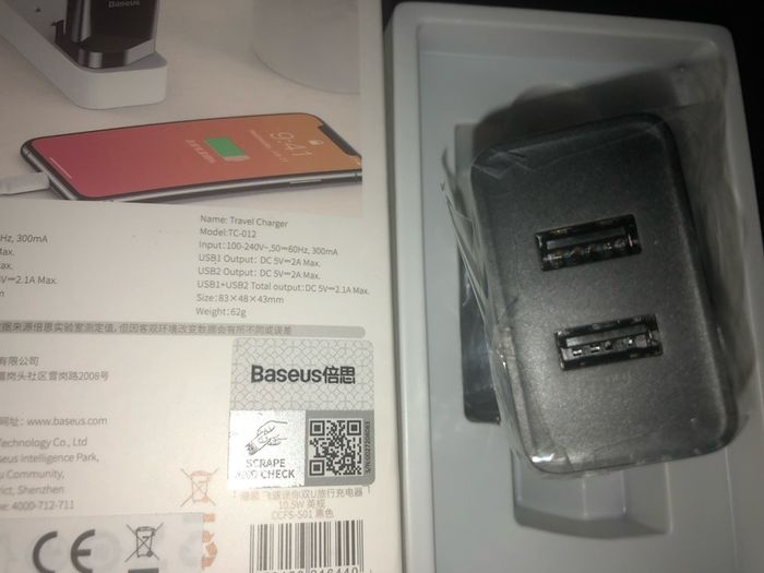 Speed mini dual trawel usb wall charger 10 watt